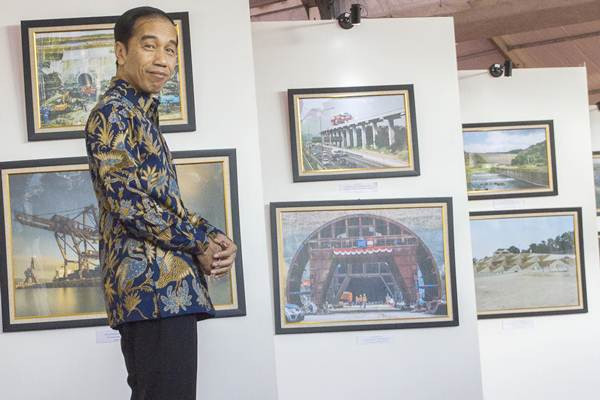 Presiden Jokowi Kunjungi Pameran Infrastruktur