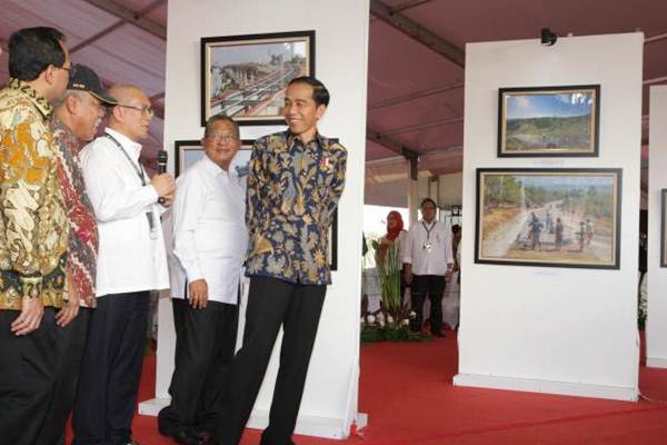 Presiden Jokowi Kunjungi Pameran Infrastruktur