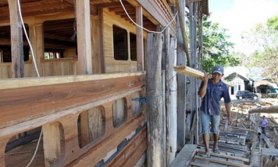 Kapal Pinisi Tana Beru Tembus Mancanegara