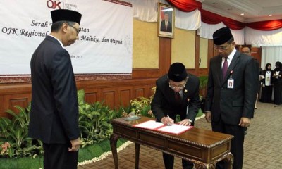 Sertijab Kepala OJK Regional 6 Sulawesi Maluku Papua
