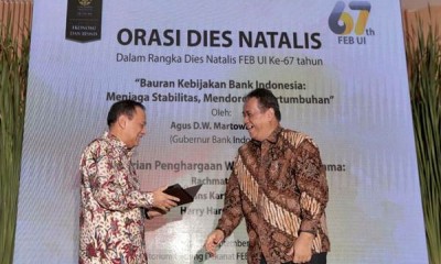 Orasi Ilmiah Agus Martowardojo di Universitas Indonesia