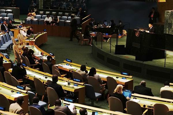 Wapres Jusuf Kalla Pidato di Sidang Majelis Umum PBB