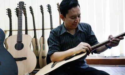 Gitar Tertipis di Dunia Ternyata Buatan Bandung
