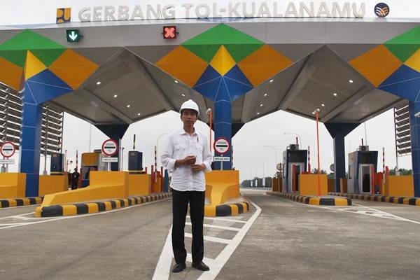 Presiden Jokowi Resmikan Jalan Tol Trans Sumatra 
