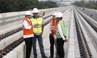 Proyek Pembangunan LRT Palembang Sudah 76% 