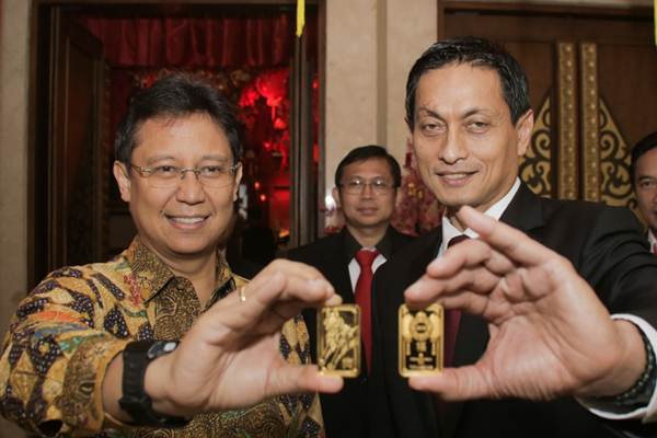 Antam Luncurkan Emas Batangan Edisi Imlek