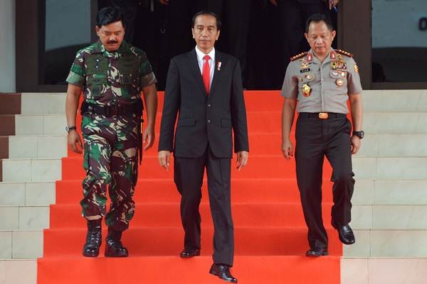 Ketika Presiden Jokowi Hadiri Rapim TNI-Polri