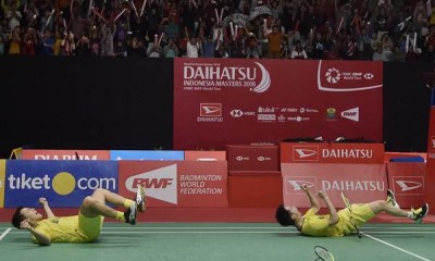 Kevin Sanjaya dan Marcus Fernaldi Juara Indonesia Masters 2018