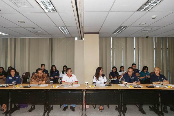 Pimpinan MNC Group Kunjungi Bisnis Indonesia