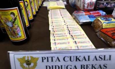 Penindakan Barang Kena Cukai Ilegal 