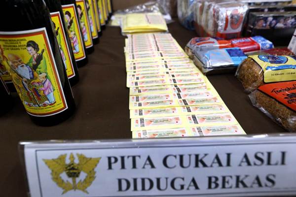 Penindakan Barang Kena Cukai Ilegal 