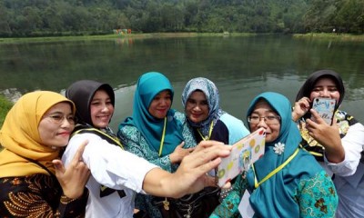 Objek Wisata Situ Cisanti di Kabupaten Bandung