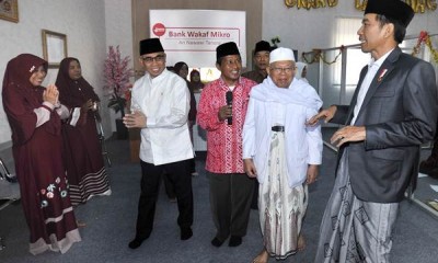 Presiden Jokowi Luncurkan Bank Wakaf Mikro Tanara di Serang