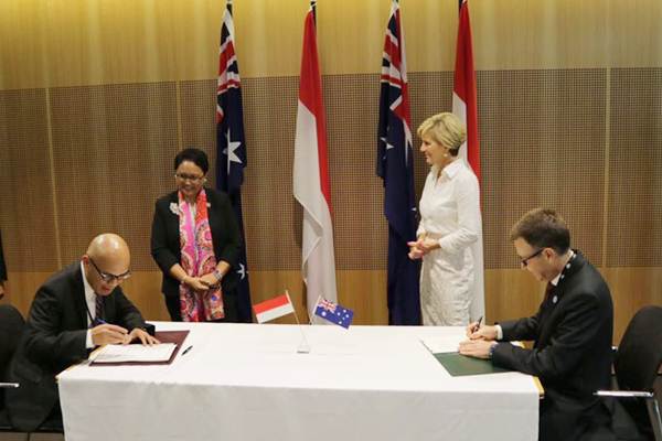 Mengikuti Kunjungan Menlu Retno Marsudi ke Australia