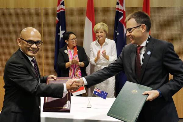 Mengikuti Kunjungan Menlu Retno Marsudi ke Australia