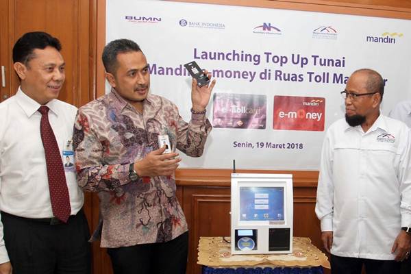 Peluncuran Mesin Top-up di Jalan Tol Makassar