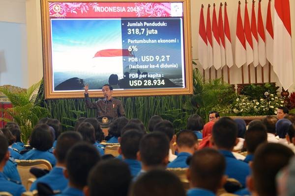 Presiden Jokowi Beri Pembekalan Siswa SMA Taruna Nusantara