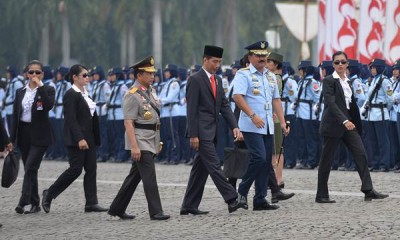 Kali Ini Jokowi Dikawal Paspampres Wanita