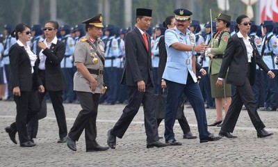 Kali Ini Jokowi Dikawal Paspampres Wanita