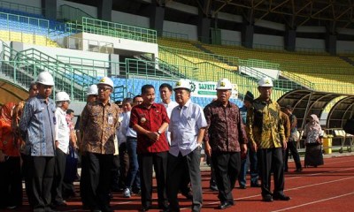 Jusuf Kalla dan Basuki Hadimuljono Tinjau Venue Asian Games 2018