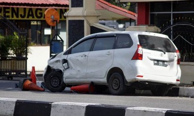 Inilah Mobil Teroris Penyerang Polda Riau