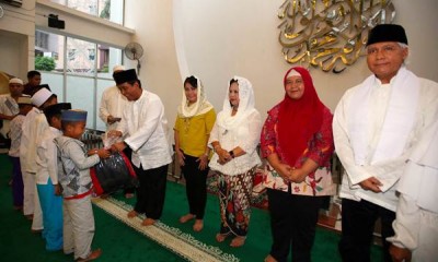 Bedug Hitting Ceremony Grand Sahid Jaya