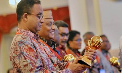 Ekspresi Presiden Jokowi Ketika Bertemu Anies Baswedan