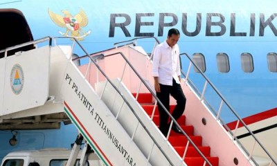 Pesawat Kepresidenan Mendarat Perdana di Bandara Kertajati
