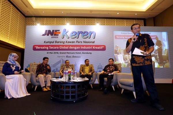 Bisnis Indonesia dan JNE Kumpul Bareng Kawan Pers di Bandung