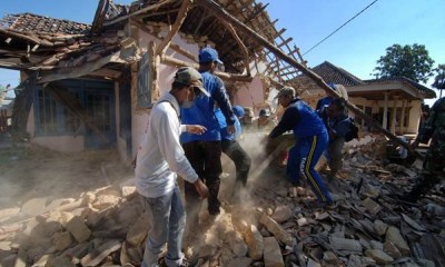 Lima Desa Terdampak Gempa di Sumenep