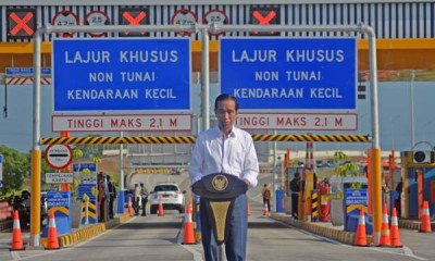 Presiden Jokowi Resmikan Jalan Tol Gempol-Pasuruan Seksi II