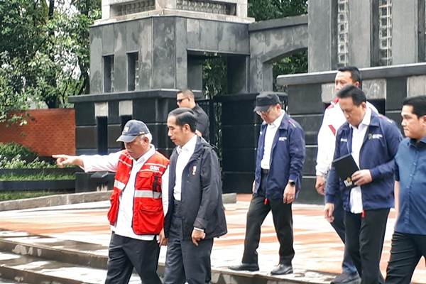 Presiden Jokowi Tinjau Kompleks Gelora Bung Karno
