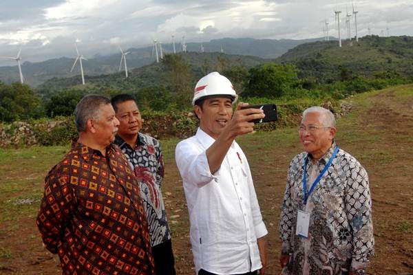Presiden Jokowi Resmikan PLTB Sidrap