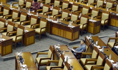 Banyak Kursi Kosong di Rapat Paripurna Ke-30 DPR 