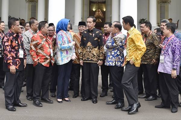 Presiden Jokowi Silaturahmi dengan Wali Kota