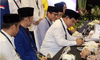 Prabowo Subianto dan Sandiaga Uno Daftar ke KPU