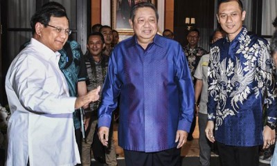 Prabowo Subianto Kunjungi Rumah SBY
