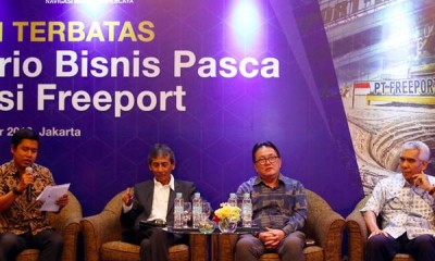 Bisnis Indonesia Gelar Diskusi Skenario Bisnis Pasca Akuisisi Freeport