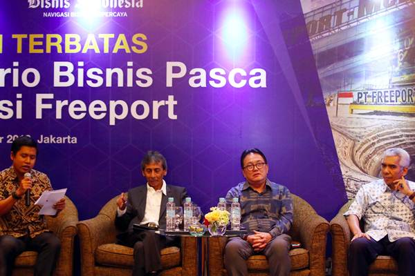 Bisnis Indonesia Gelar Diskusi Skenario Bisnis Pasca Akuisisi Freeport