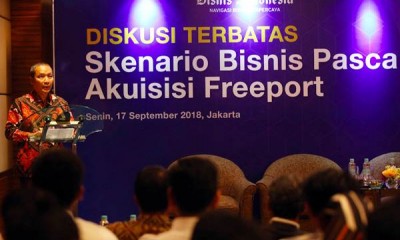 Bisnis Indonesia Gelar Diskusi Skenario Bisnis Pasca Akuisisi Freeport