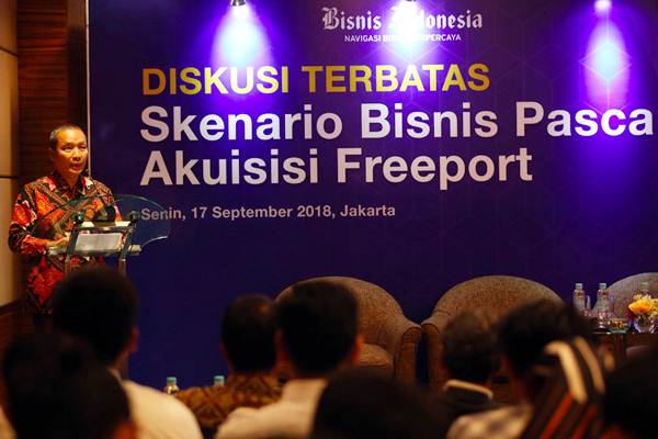 Bisnis Indonesia Gelar Diskusi Skenario Bisnis Pasca Akuisisi Freeport