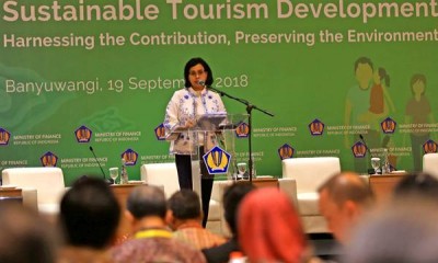 Sri Mulyani  Hadiri Seminar Sustainable Tourism Development