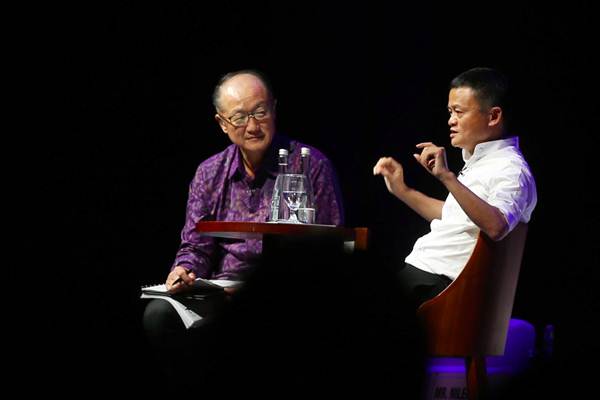 Jack Ma dan Jim Yong Kim Bicara Disrupting Development