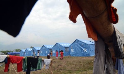 Kamp Pengungsi Terpadu di Kelurahan Petobo, Palu