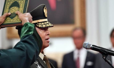 Andika Perkasa Dilantik Jadi Kepala Staf Angkatan Darat