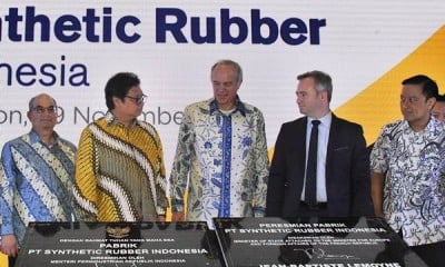 Peresmian Pabrik Synthetic Rubber Indonesia