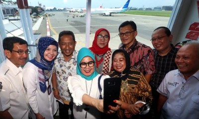 Peresmian Penerbangan Rute Singapura-Bandung PP