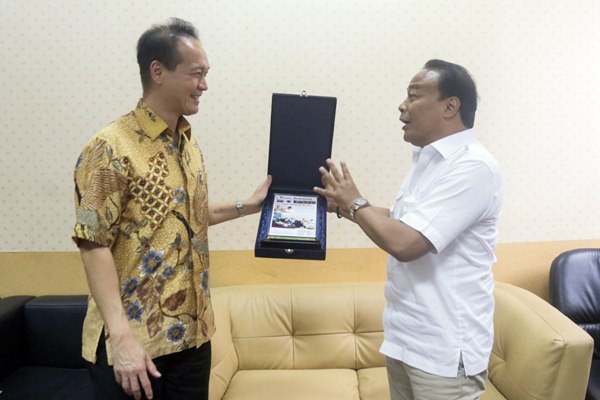 Sewu Segar Primatama Kunjungi Bisnis Indonesia