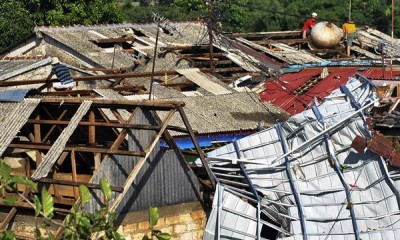 Kerusakan Akibat Angin Puting Beliung di Bogor