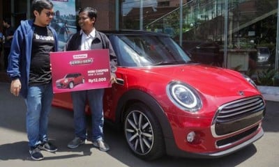 Pengemudi Ojol Dedi Heryadi Pemenang Mini Cooper Seharga Rp12.000